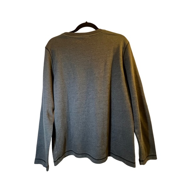 WAREHOUSE One Shirt Long-Sleeved Gray Size L - Picture 7 of 9
